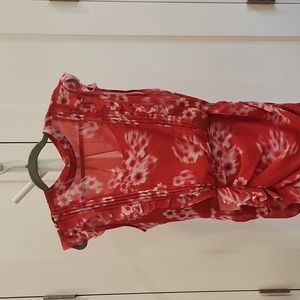 ALLSAINTS Hali Jasmine chiffon mini dress